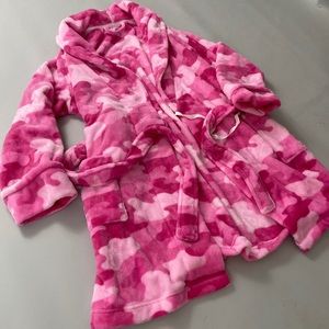 Pink Camo Plush Robe